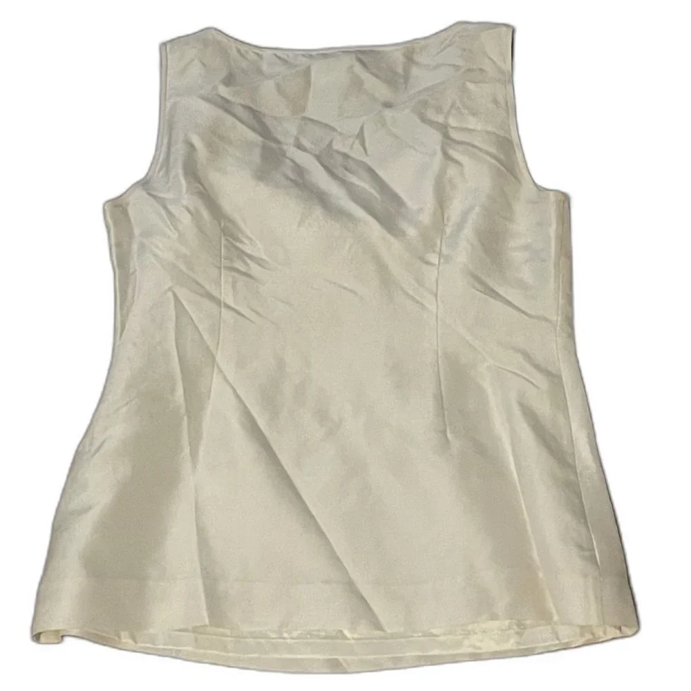 Kate Spade Tank Top with Floral Neckline Size Small - Picture 2 of 4